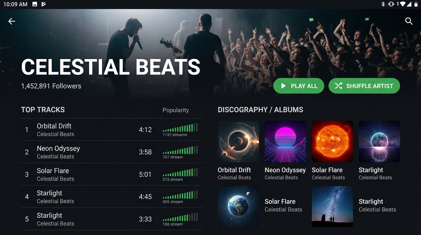 AskIT TV Discography and Offline Media View