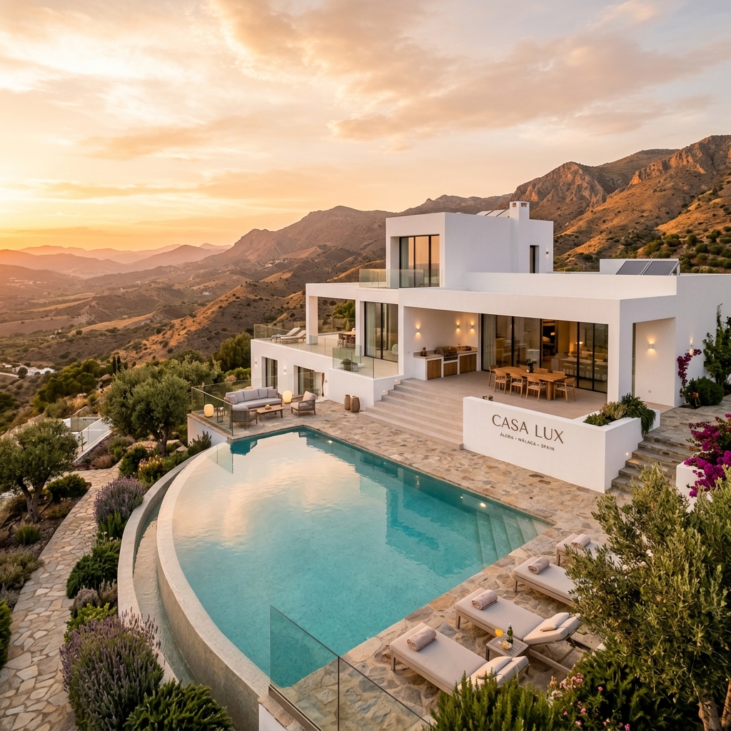 Casa Lux Luxury Villa in Álora, Málaga Spain